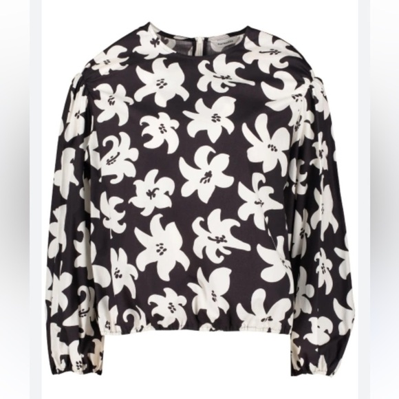 Marimekko Gillaug Villinarsissi Shirt Sz 36 - Picture 3 of 8